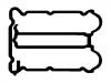 气门室盖垫 Valve Cover Gasket:60542965